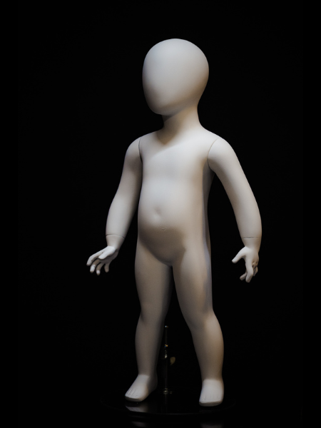 Baby mannequin in a standing pose