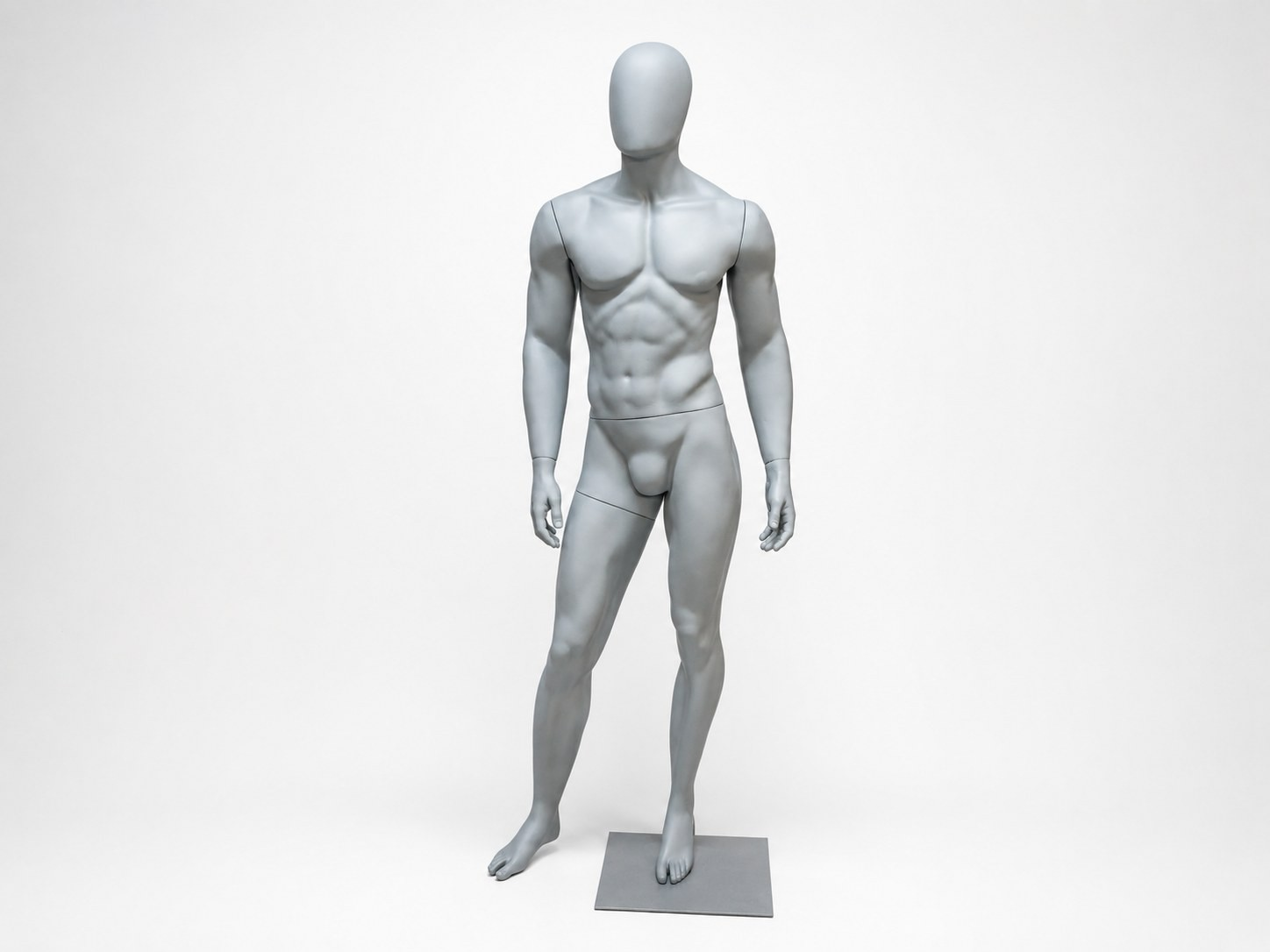 Right leg in front male mannequin